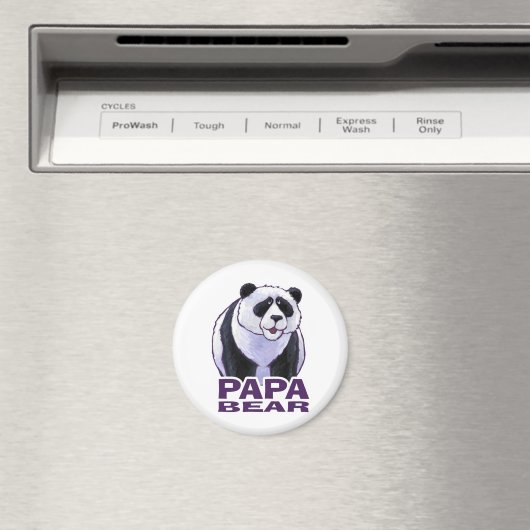 Papa Panda Bear Magnet (In Situ (Geschirrspüler))