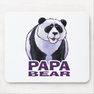 Papa Panda Bear Mousepad