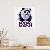 Papa Panda Bear Poster (Küche)