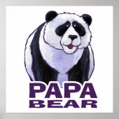 Papa Panda Bear Poster (Vorne)