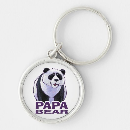 Papa Panda Bear Schlüsselanhänger (Vorne)