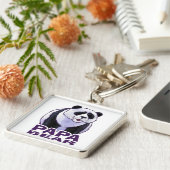 Papa Panda Bear Schlüsselanhänger (Seite)