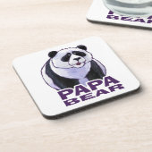 Papa Panda Bear Untersetzer (Linke Seite)