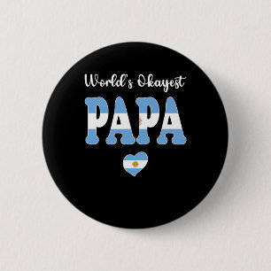 Papa Papa der beste Vater der Welt Button