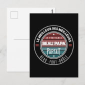 Papa parfait postkarte (Vorne/Hinten)