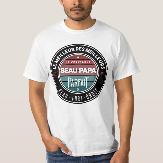 Papa parfait T-Shirt (Vorderseite)