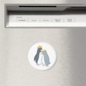 Papa Penguin Lieben Mama Penguin Magnet (In Situ (Geschirrspüler))