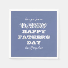 Papa Personalisiert Papa Papa Napkins Serviette