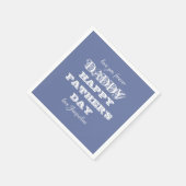 Papa Personalisiert Papa Papa Napkins Serviette (Ecke)