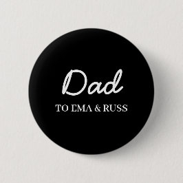 Papa | Personalisiertes modernes Design zum Vatert Button