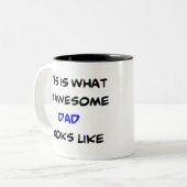 Papa, phantastisch zweifarbige tasse (Vorderseite Links)