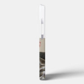 Papa photo with black text iPhone case (Rückseite / Links)