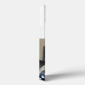 Papa photo with blue text Case-Mate iPhone hülle (Rückseite / Rechts)