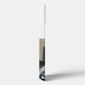 Papa photo with burgundy text  Case-Mate iPhone hülle (Rückseite / Rechts)