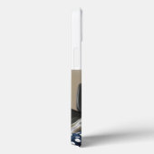 Papa photo with sea blue text Case-Mate iPhone hülle (Rückseite / Rechts)