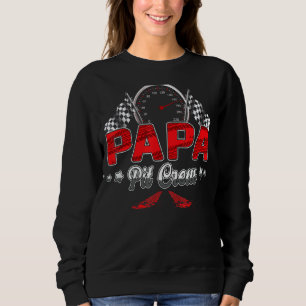 Papa Pit Crew Race Auto Geburtstagsparty Racing Fa Sweatshirt