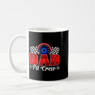 Papa-Pit-Crew-Rennfamilien-Rennwagen-Geburtstagsju Kaffeetasse