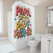 Papa Pito Pappy Pawer Duschvorhang (Beispiel)