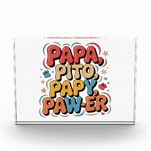 Papa Pito Pappy Pawer Fotoblock (Vorderseite)