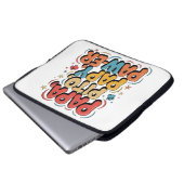 Papa Pito Pappy Pawer Laptopschutzhülle (Vorne Knopf)