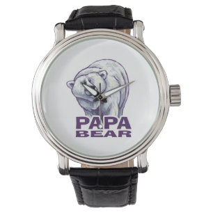 Papa Polar Bear Armbanduhr