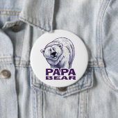 Papa Polar Bear Button (Beispiel)