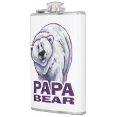 Papa Polar Bear Flachmann (Links)