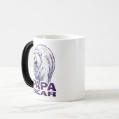 Papa Polar Bear Verwandlungstasse (Vorderseite Links)