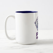 Papa Polar Bear Zweifarbige Tasse (Links)