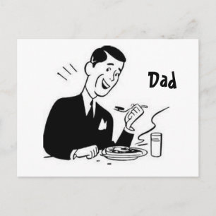 Papa Postkarte