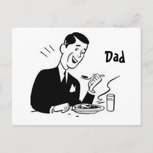 Papa Postkarte (Vorderseite)
