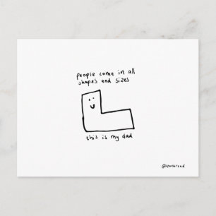 Papa Postkarte