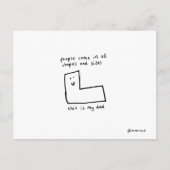 Papa Postkarte (Vorderseite)