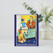 Papa? -Postkarte Postkarte (Stehend Vorderseite)