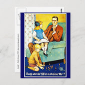 Papa? -Postkarte Postkarte (Vorne/Hinten)