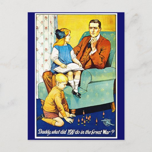 Papa? -Postkarte Postkarte (Vorderseite)