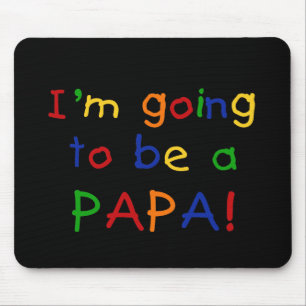 Papa - Primärfarben Mousepad