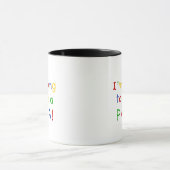 Papa - Primärfarben Tasse (Zentrum)