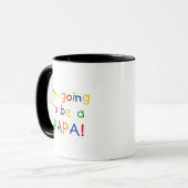 Papa - Primärfarben Tasse (Vorderseite Links)