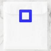 Papa Quadratischer Aufkleber (Tasche)