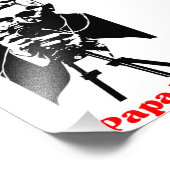 Papa Ratzi Fotodruck (Ecke)