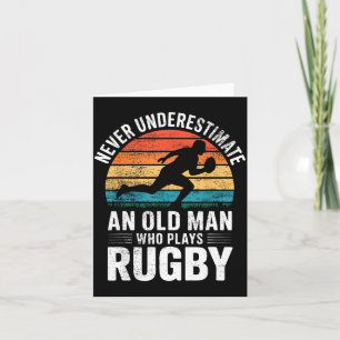 Papa Rugby-Spieler Vater Rugby  Karte