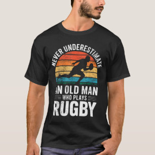 Papa Rugby-Spieler Vater Rugby  T-Shirt