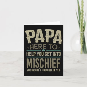 Papa S from Grandchildren for Men Vathage Day Papa Karte