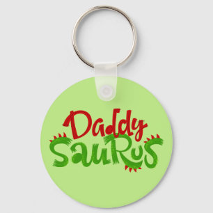 Papa Saurus Dinosaur Schlüsselanhänger