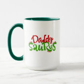 Papa Saurus Dinosaur Tasse (Links)