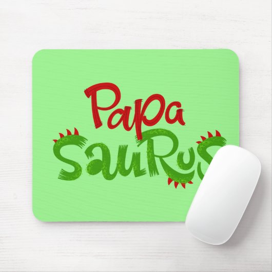 Papa Saurus Graphic Mousepad (Mit Mouse)