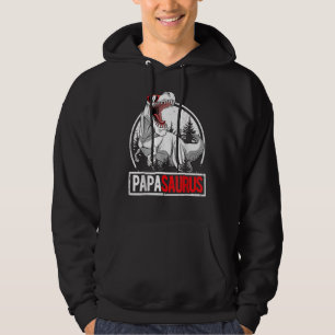 Papa Saurus Men Papa Saurus Rex Geburtstagspartei Hoodie
