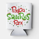 Papa Saurus Rex Graphic Dosenkühler (Vorderseite)