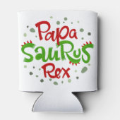 Papa Saurus Rex Graphic Dosenkühler (Rückseite)